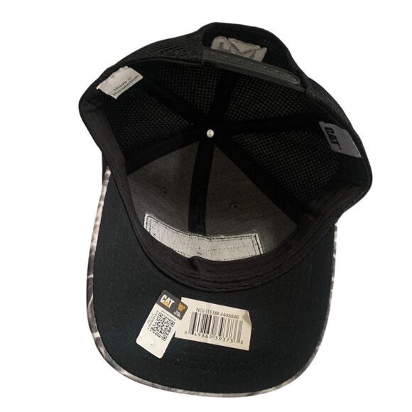 CAT Caterpillar Adjustable Snapback Equipment Foam Mesh Trucker Hat Cap - Picture 6 of 11